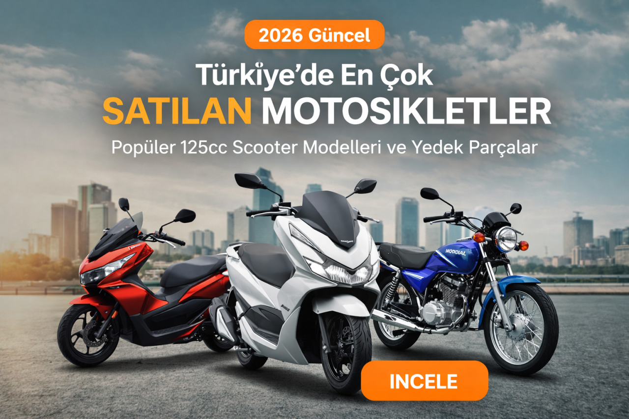 Türkiye’de En Çok Satılan Motosikletler (2026 Güncel Liste)