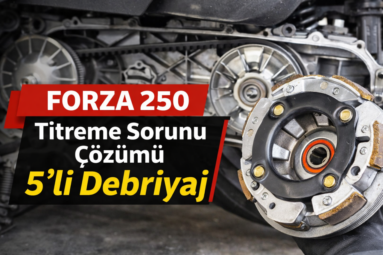 Forza 250 Varyatör Debriyaj Balatası Değişimi | ADV350 5’li Debriyaj Uyumu