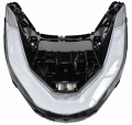 Honda PCX (2021-2024) Ön Far Camı E Belgeli (Siyah Kenarlı)