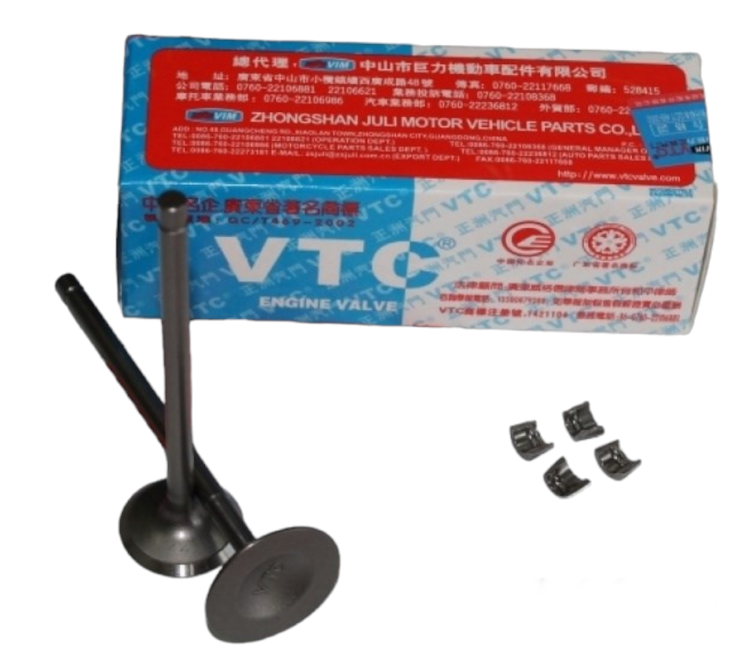 SPACY 110 - ZENZERO 125 - GELLİ 125 - SPONTİNİ 110- XF 110 SUPAP TAKIM VTC