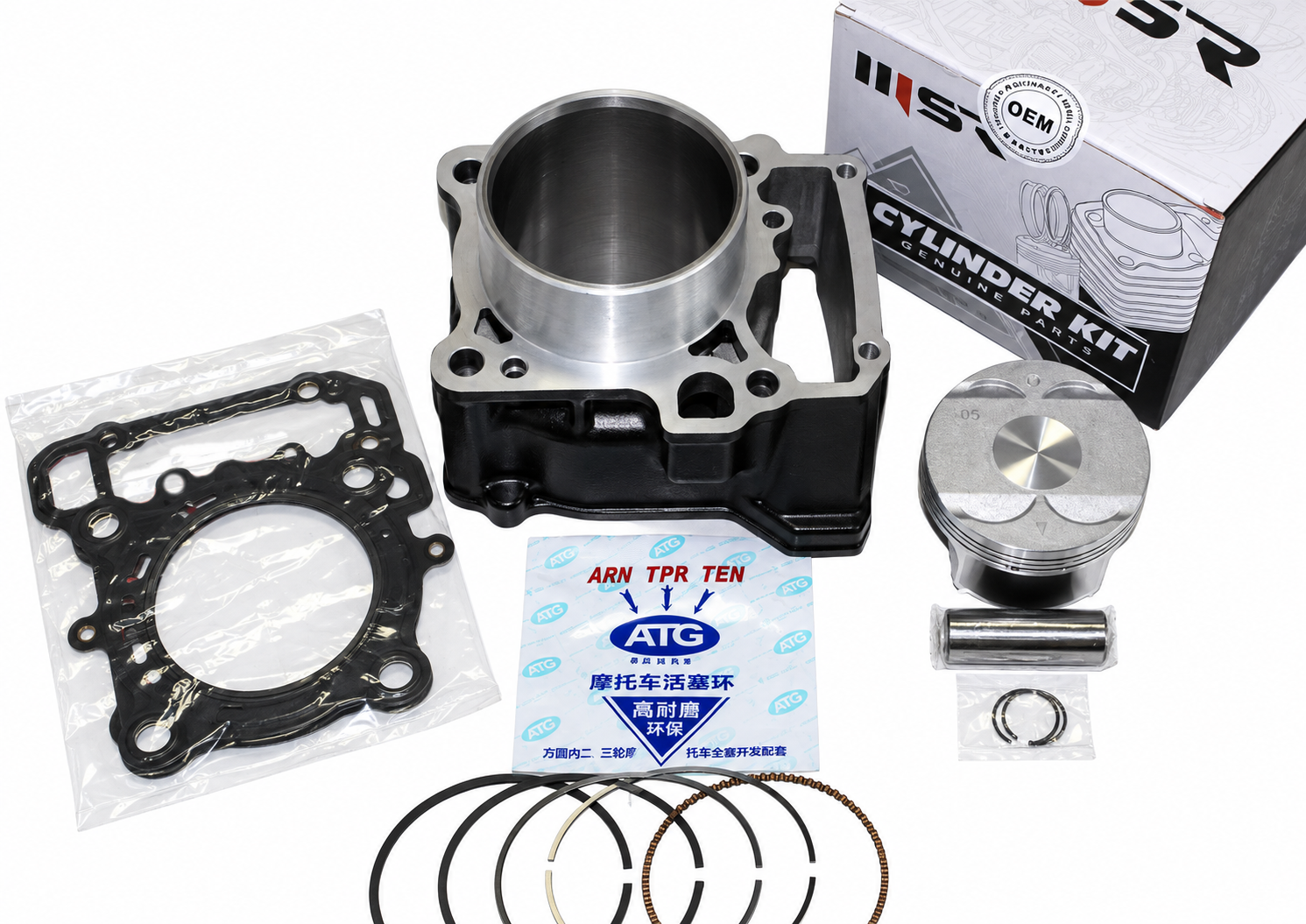 Cf Moto NK 250 - SR 250 Modifiye Silindir Seti 300 cc 78 mm 17 Perno
