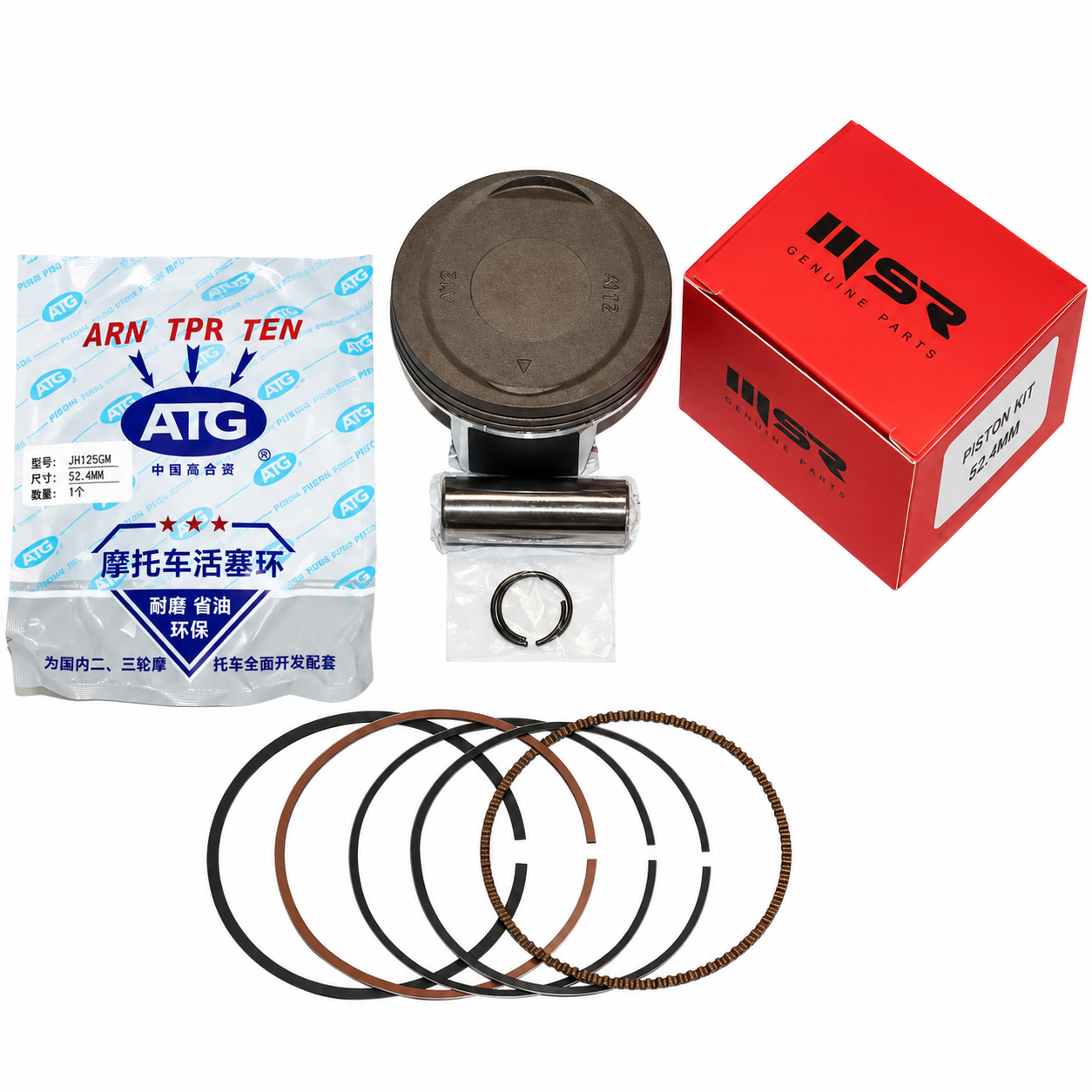 Bajaj Pulsar F250 - N250 Piston Segman Seti 72 mm 18 Perno