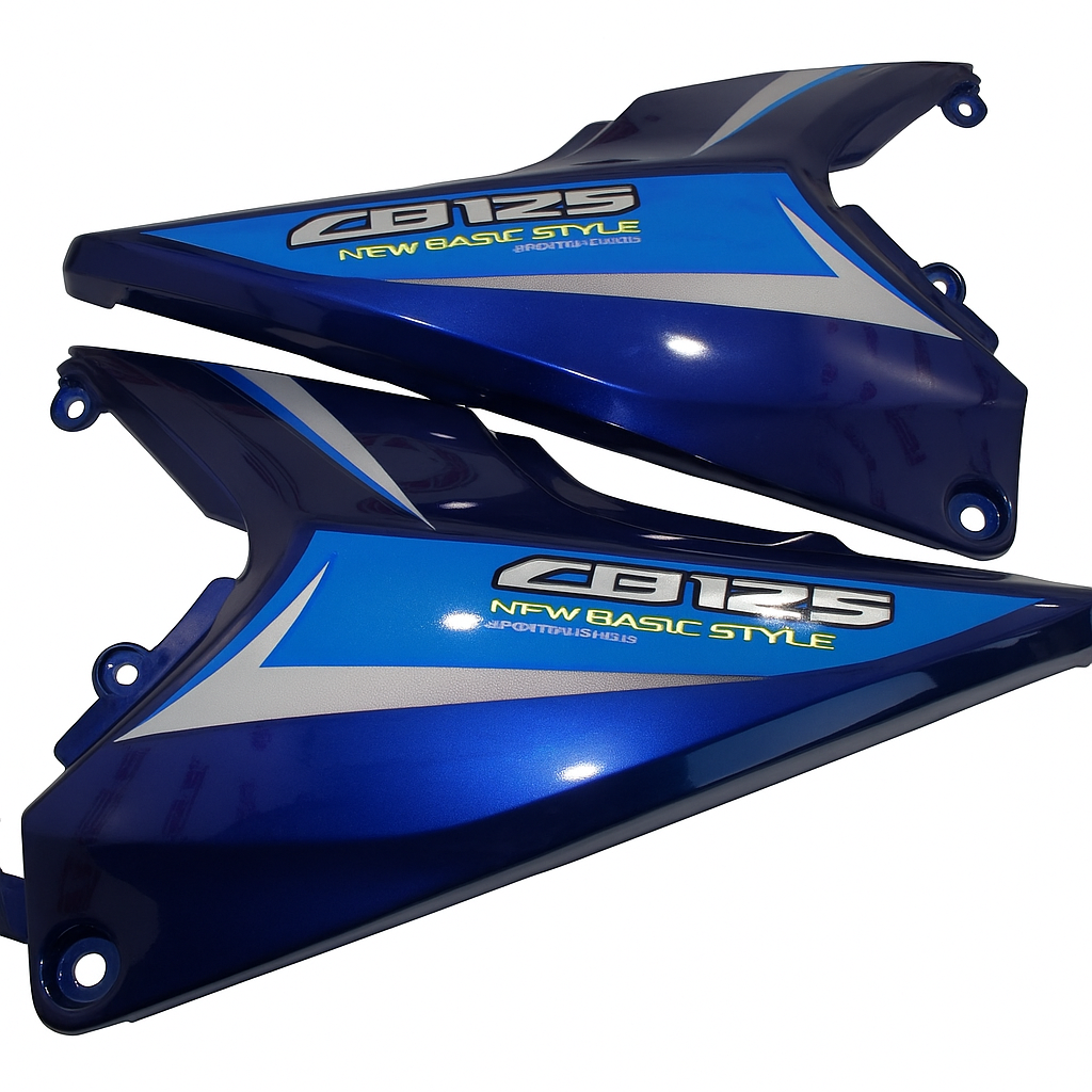 Honda ACE 125 Yan Kapak Mavi Takım