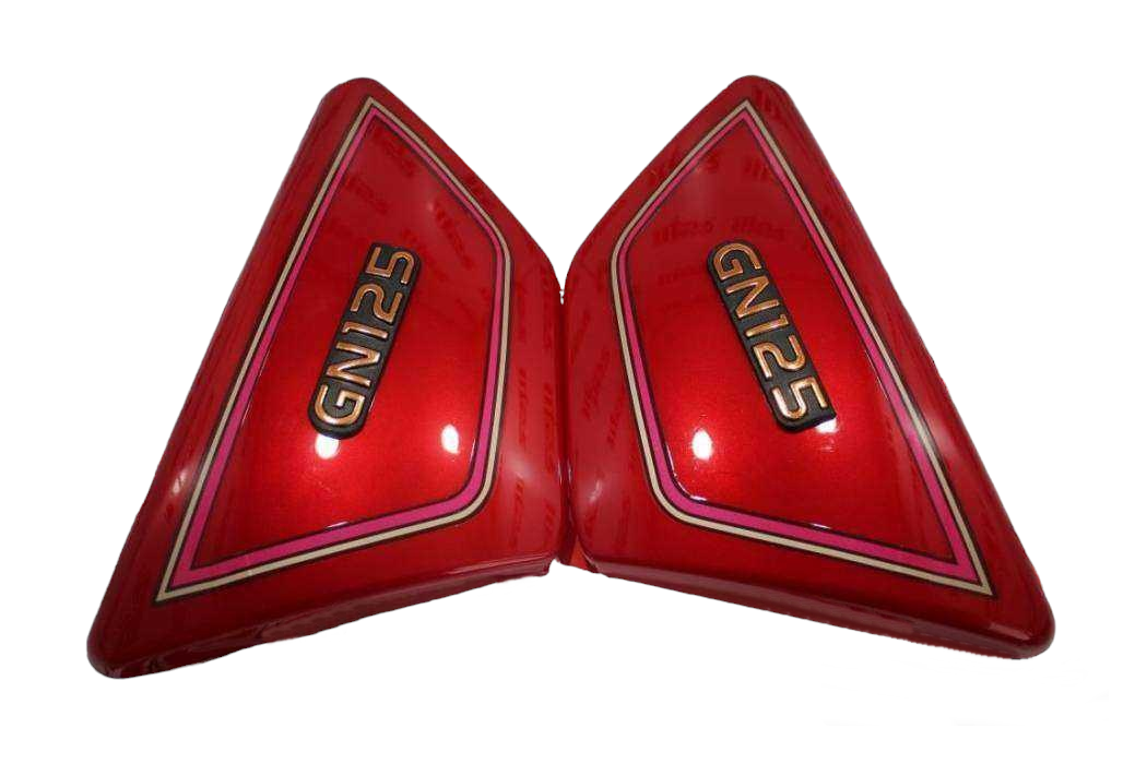 SUZUKI GN 125 KIRMIZI YAN KAPAK TAKIM