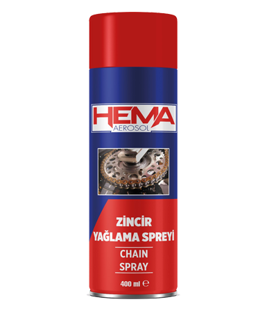 Zincir Yağlama Spreyi HEMA 400 ML