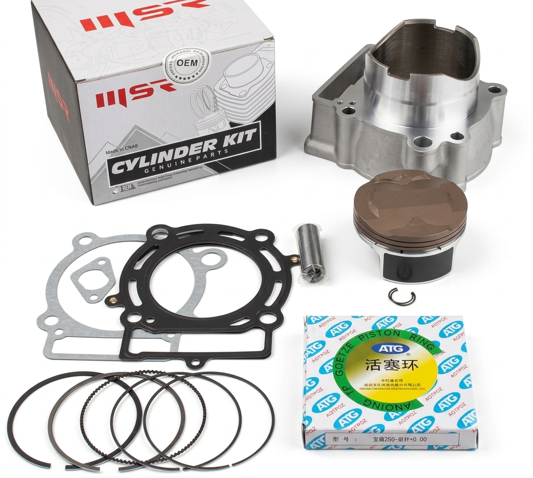 MONDİAL RX3İ EVO - YUKİ DIRTY 250 - MEGELLİ 250 R MODİFİYE - 300 CC 84 MM SİLİNDİR PİSTON SEGMAN SETİ