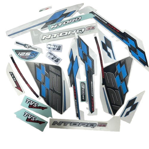 Tvs Ntorq 125 Arma Sticker Amblem Yazı Seti Mavi Orijinal