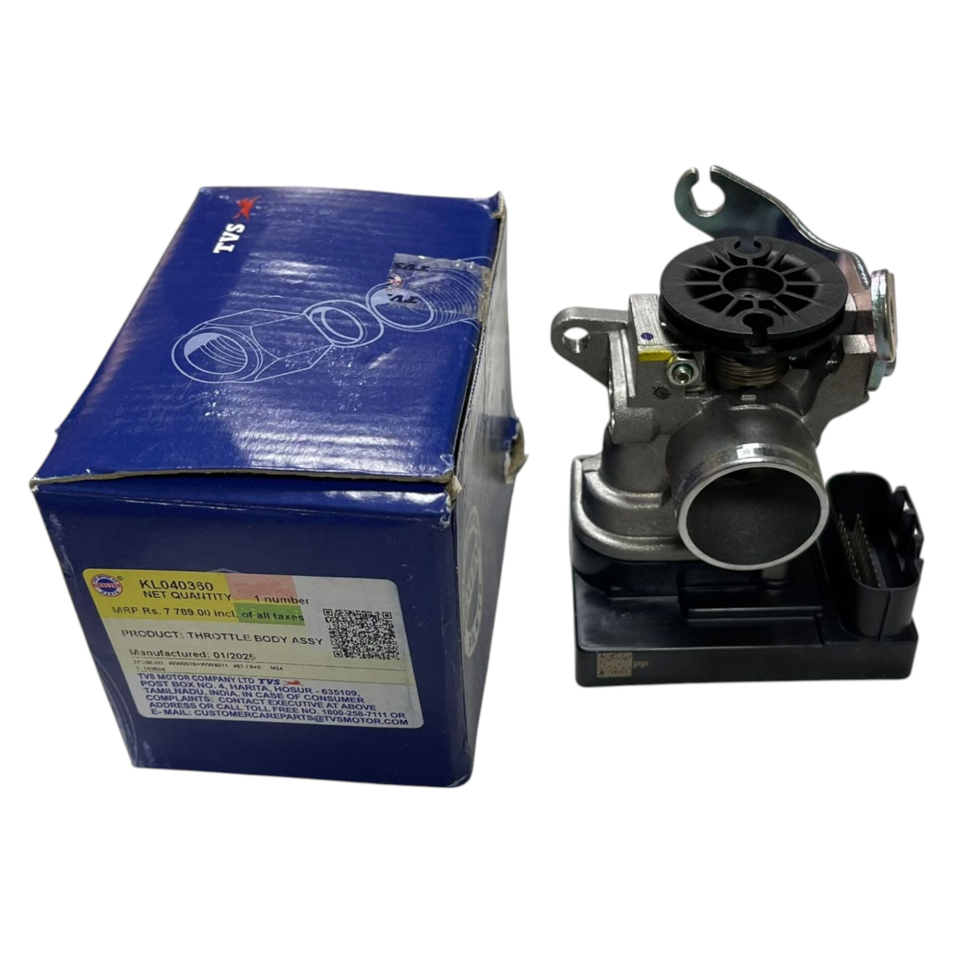 Tvs Jüpiter 125 - Jüpiter 110 E5 Gaz Kelebek Gövdesi Enjeksiyon Komple Orjinal KL040360 (yazılım yüklü)