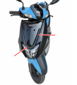Tvs Ntorq 125 Ön Far Üstü Panel Altı Plastik Orijinal