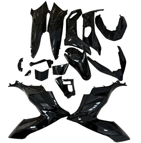 Honda PCX 125 Grenaj Kaporta Seti Siyah (2018–2020) Muadil