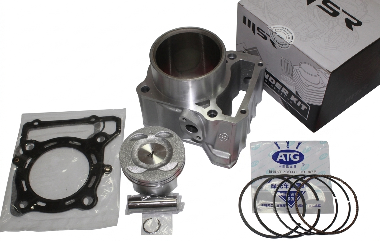 Voge 300 R - Loncin 300R - YF300 Silindir Piston Segman Seti 78 mm - 17 Perno