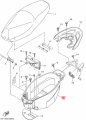 Yamaha Delight 115 Sele Altı Havuzu Bagaj Orijinal 2013-2016