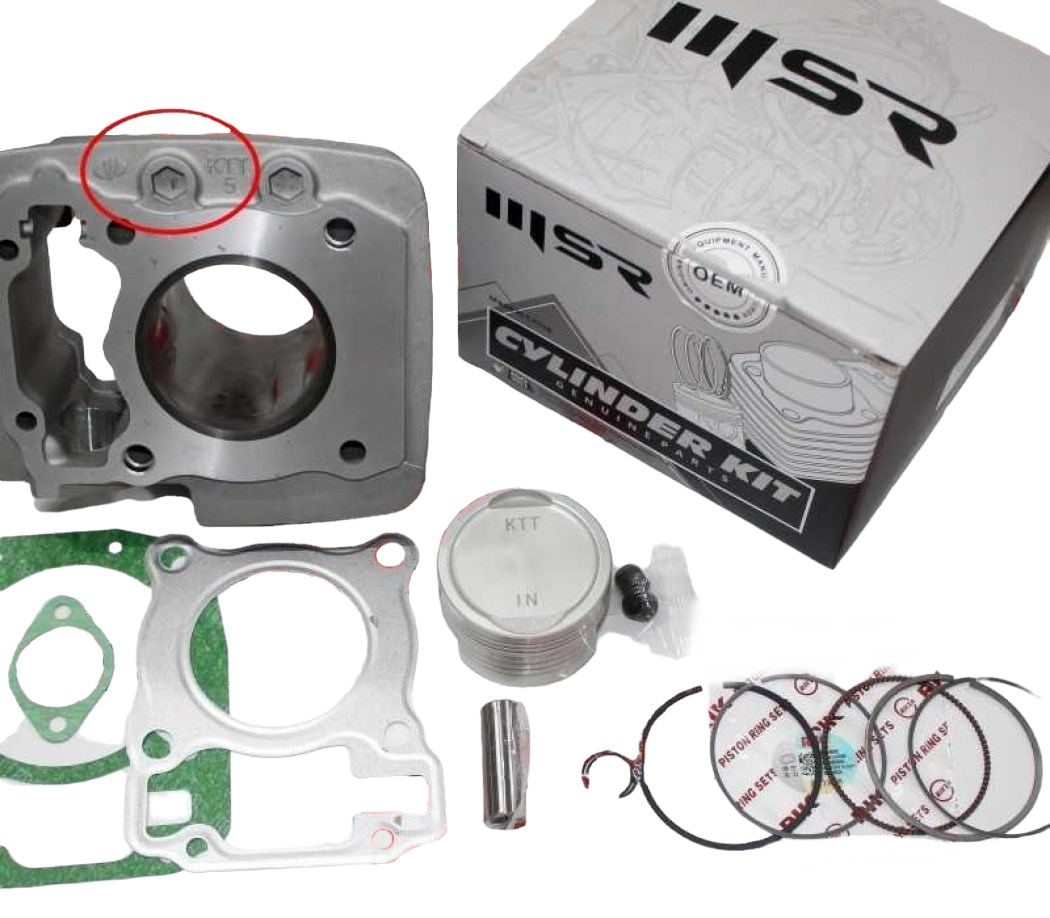 CBF 150 SİLİNDİR KİT JCC PİSTON-RIK SEGMAN MONTAJ OEM
