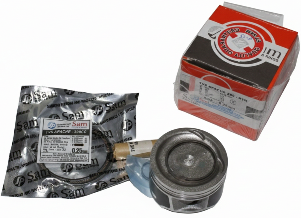 Tvs Apache RTR 200 Piston Segman 66.50 mm 15P SAM 2019-2026