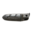 PULSAR NS 200 AYAKLIK ARKA SOL GRİ ORJİNAL 01