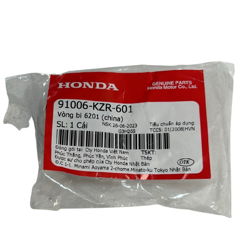 Honda PCX 125/150 91006 Şanzıman Bilyesi 6201 Orijinal 2014-2017