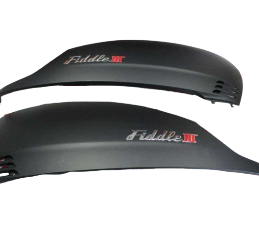 Sym Fiddle 125 - Fiddle-3 200 Sele Altı Yan Kapak Grenajı Sağ Sol Takım Mat Siyah