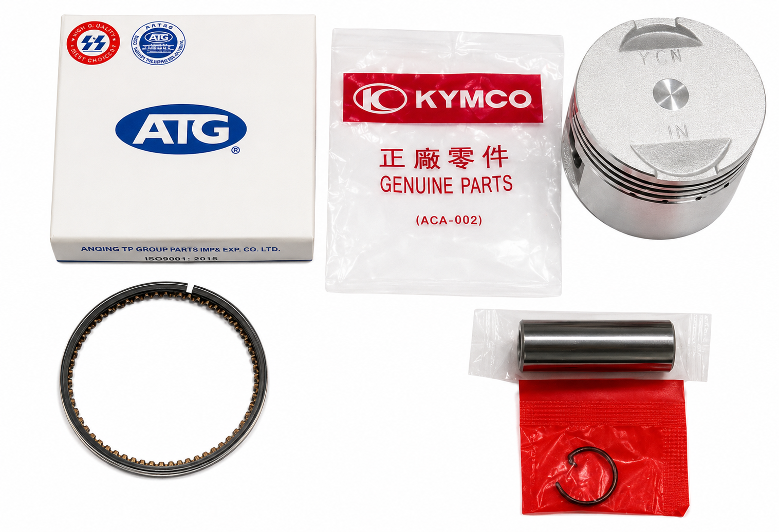 KYMCO AGILITY 125 - SUPER 8 125 - LIKE 125 PİSTON KİT 0.50