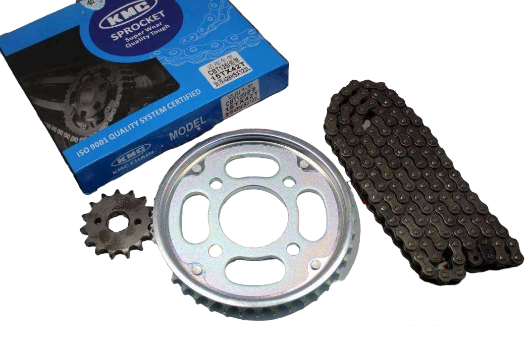 DİŞLİ SETİ CBT 125 15T 42T 428HS-122L KMC