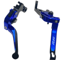 YAMAHA R25 FREN VE DEBRİYAJ KOLU MAVİ KATLANIR