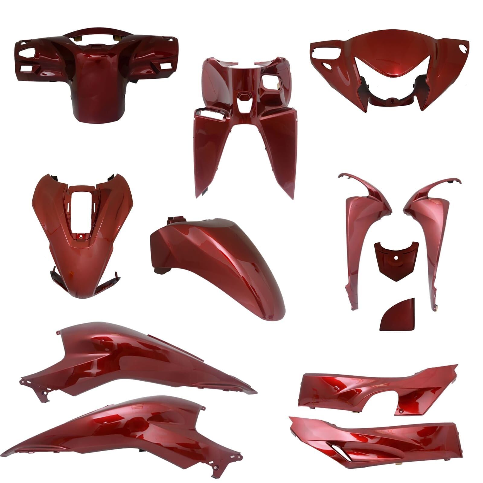 Honda Dio 110 Kaporta Grenaj Seti Kırmızı Oem